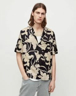 Cheapest 🔥 Giardino Floral 👚 Shirt Jet Black 🔥