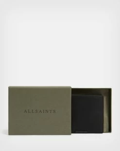 Cheapest 🛒 Attain Leather Cardholder Wallet Black ✔️ -Cheap Women's Dresses Store MV004Q 5 6