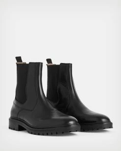 Brand new 😍 Melos Leather Chelsea 🥾 Boots Black 🔔 -Cheap Women's Dresses Store MZ001Z 5 4