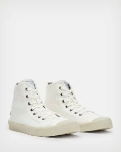 Best deal ⌛ Max High Top Trainers White 👍 -Cheap Women's Dresses Store MZ0077A 10 5