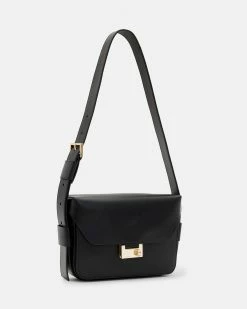 Discount ✨ Etienne Leather Shoulder Bag Black ⌛ -Cheap Women's Dresses Store WB510Y 5 3