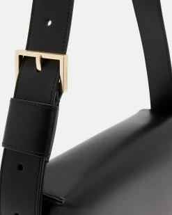 Discount ✨ Etienne Leather Shoulder Bag Black ⌛ -Cheap Women's Dresses Store WB510Y 5 5