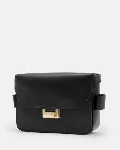 Discount ✨ Etienne Leather Shoulder Bag Black ⌛ -Cheap Women's Dresses Store WB510Y 5 6
