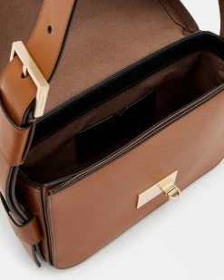 Coupon 🌟 Etienne Leather Shoulder Bag Black 🥰 -Cheap Women's Dresses Store WB510Y 8249 3