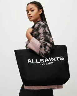 Buy 🔥 Ali Canvas Tote Bag Black/White 👍