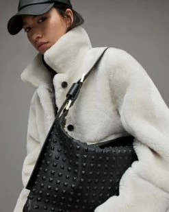 Flash Sale 🔔 Edbury Studded Leather Bag Black 😀