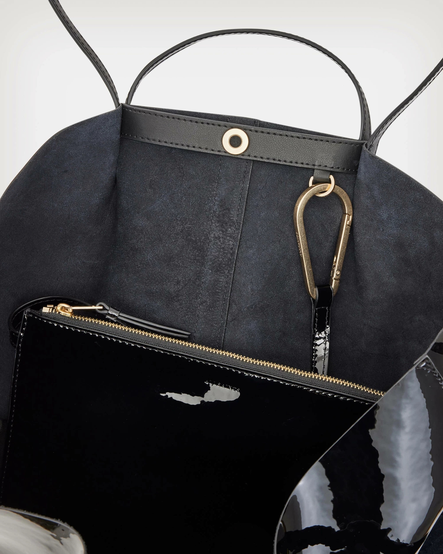 Coupon 🔥 Odette East West Leather Tote Bag Black 🥰 3 Coupon 🔥 Odette East West Leather Tote Bag Black 🥰 - Image 3