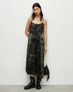 New 😍 Leowa Gia 2-In-1 👗 Dress Black/Khaki ✔️ -Cheap Women's Dresses Store WD020Y 832 3