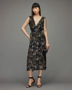 Best deal 💯 Maia Viola Embellished 👗 Dress Black 🤩