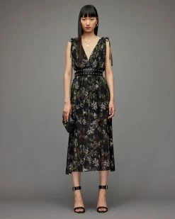 Best deal 💯 Maia Viola Embellished 👗 Dress Black 🤩 -Cheap Women's Dresses Store WD066X 5 3