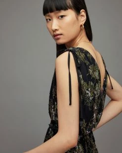 Best deal 💯 Maia Viola Embellished 👗 Dress Black 🤩 -Cheap Women's Dresses Store WD066X 5 5