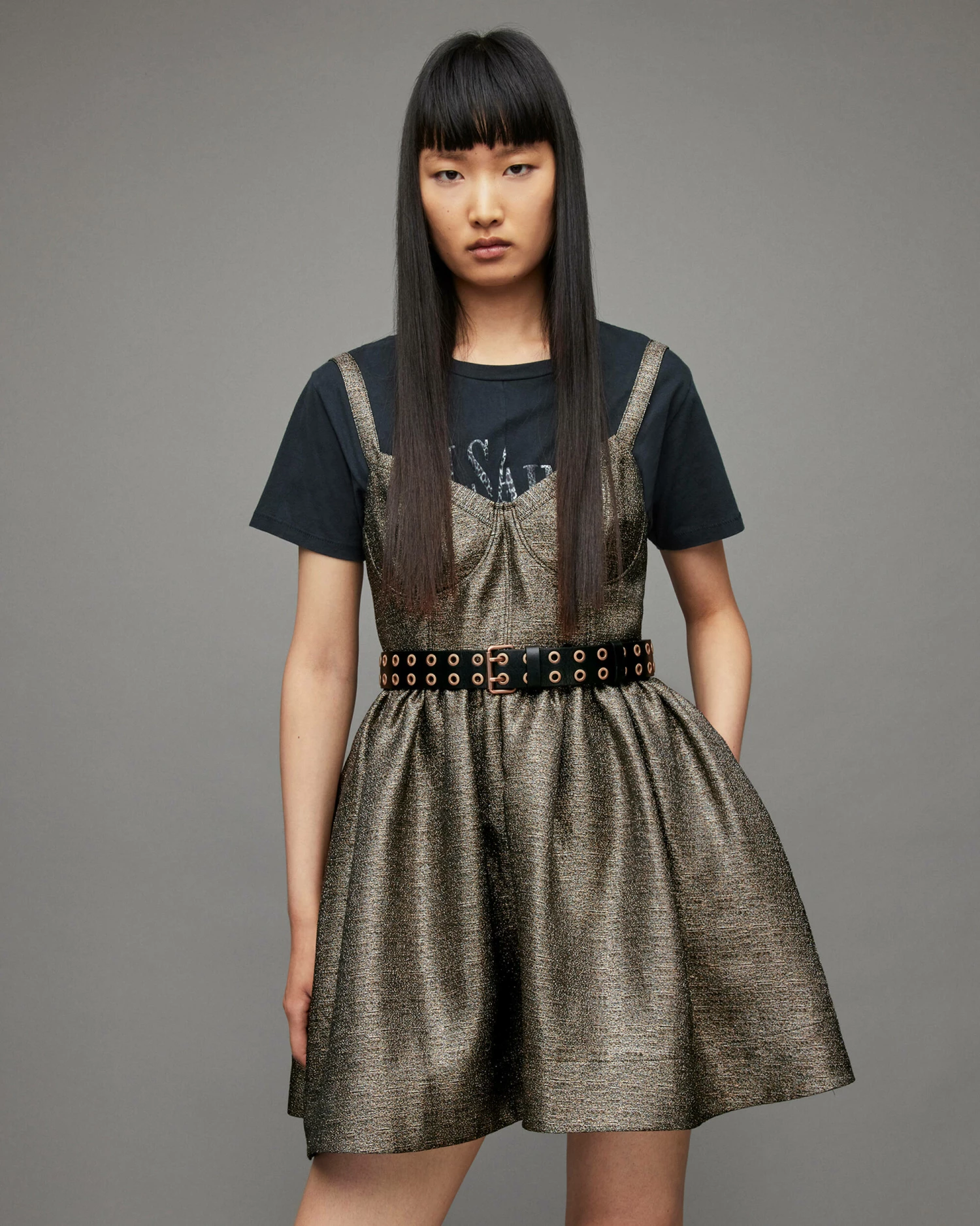 Discount ๐คฉ Aimsie ๐ Dress Gold ๐ 2 Discount ๐คฉ Aimsie ๐ Dress Gold ๐ - Image 2