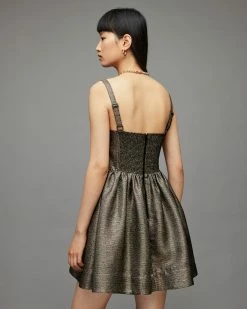 Discount ๐คฉ Aimsie ๐ Dress Gold ๐ 11 Discount ๐คฉ Aimsie ๐ Dress Gold ๐ -Cheap Women's Dresses Store WD095X 79 6