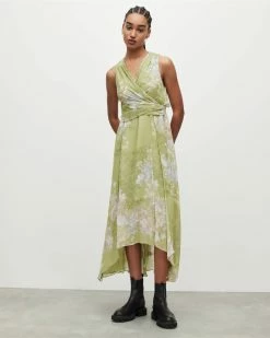 Best deal 🎉 Capri Venetia Maxi 👗 Dress Spring Green ⭐ -Cheap Women's Dresses Store WD144Y 8198 3