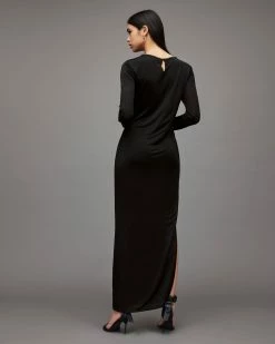 Wholesale 🎁 Nyx Maxi 👗 Dress Black ⌛ -Cheap Women's Dresses Store WD191X 5 6