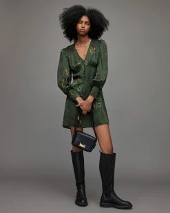 Promo 🔥 Auden Lilly Mini 👗 Dress Forest Green 😍 -Cheap Women's Dresses Store WD211X 2426 3