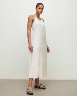Top 10 π Coralie Slip π Dress White π―