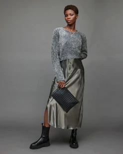 Budget 🤩 Rosetta Tinsel 2-In-1 👗 Dress Black/Silver 🛒