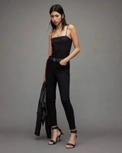 Best Pirce 😀 Miller Mid-Rise Size Me Skinny 👖 Jeans Black 🛒