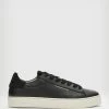 Outlet ❤️ Shana Leather Trainers Black 🛒