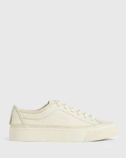 Outlet 💯 Milla Leather Trainers Off White ❤️