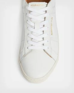 Cheap 👏 Sheer Leather Low Top Trainers White ✨ -Cheap Women's Dresses Store WF081V 10 3