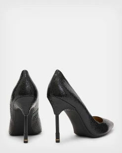 Best Sale 🔔 Nova Leather Metallic Court 👟 Shoes Metallic Black 🛒 -Cheap Women's Dresses Store WF610X 7133 6