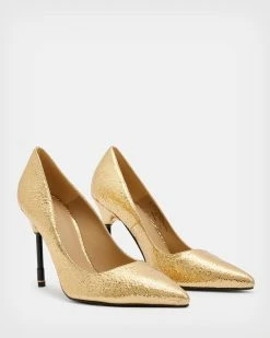 Best reviews of 🥰 Nova Metallic Leather Court 👟 Shoes Metallic Gold 😀 -Cheap Women's Dresses Store WF611X 7081 4
