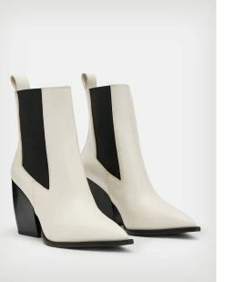 Best reviews of 🧨 Ria Leather 🥾 Boots Stone White 🤩 -Cheap Women's Dresses Store WF742X 4618 4