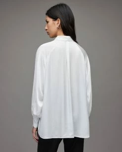 Best Sale 🧨 Oana Silk Blend 👕 Shirt Black 🥰 -Cheap Women's Dresses Store WH032X 10 6