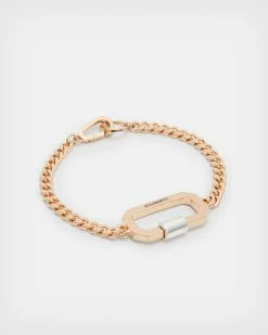 Hot Sale 👏 Hex Carabiner Bracelet WARM BRASS/SILVER ✔️