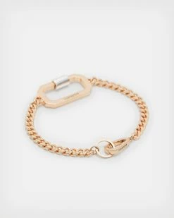 Hot Sale 👏 Hex Carabiner Bracelet WARM BRASS/SILVER ✔️ -Cheap Women's Dresses Store WJ524X 6855 4
