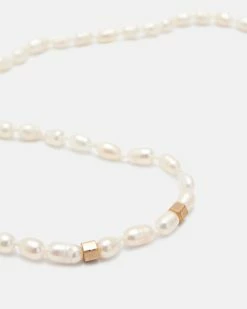 Discount ⭐ Haven Gold-Tone Pearl Necklace Warm Brass 😉 -Cheap Women's Dresses Store WJ558Y 6395 5