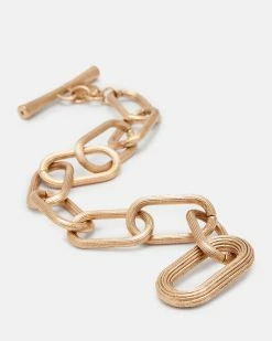 Best reviews of 👏 Loren Texture Chain Bracelet Warm Brass 🤩 -Cheap Women's Dresses Store WJ564Y 6395 3