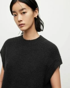 Budget ✔️ Castel Sleeveless Tank Black ❤️ -Cheap Women's Dresses Store WK013Y 5 3