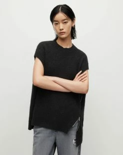 Budget ✔️ Castel Sleeveless Tank Black ❤️ -Cheap Women's Dresses Store WK013Y 5 4