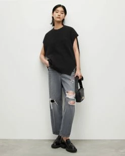 Budget ✔️ Castel Sleeveless Tank Black ❤️ -Cheap Women's Dresses Store WK013Y 5 5