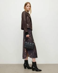 Wholesale 😀 Cargo Leather Biker Jacket Black/Oxblood ✨ -Cheap Women's Dresses Store WL145V 1215 4