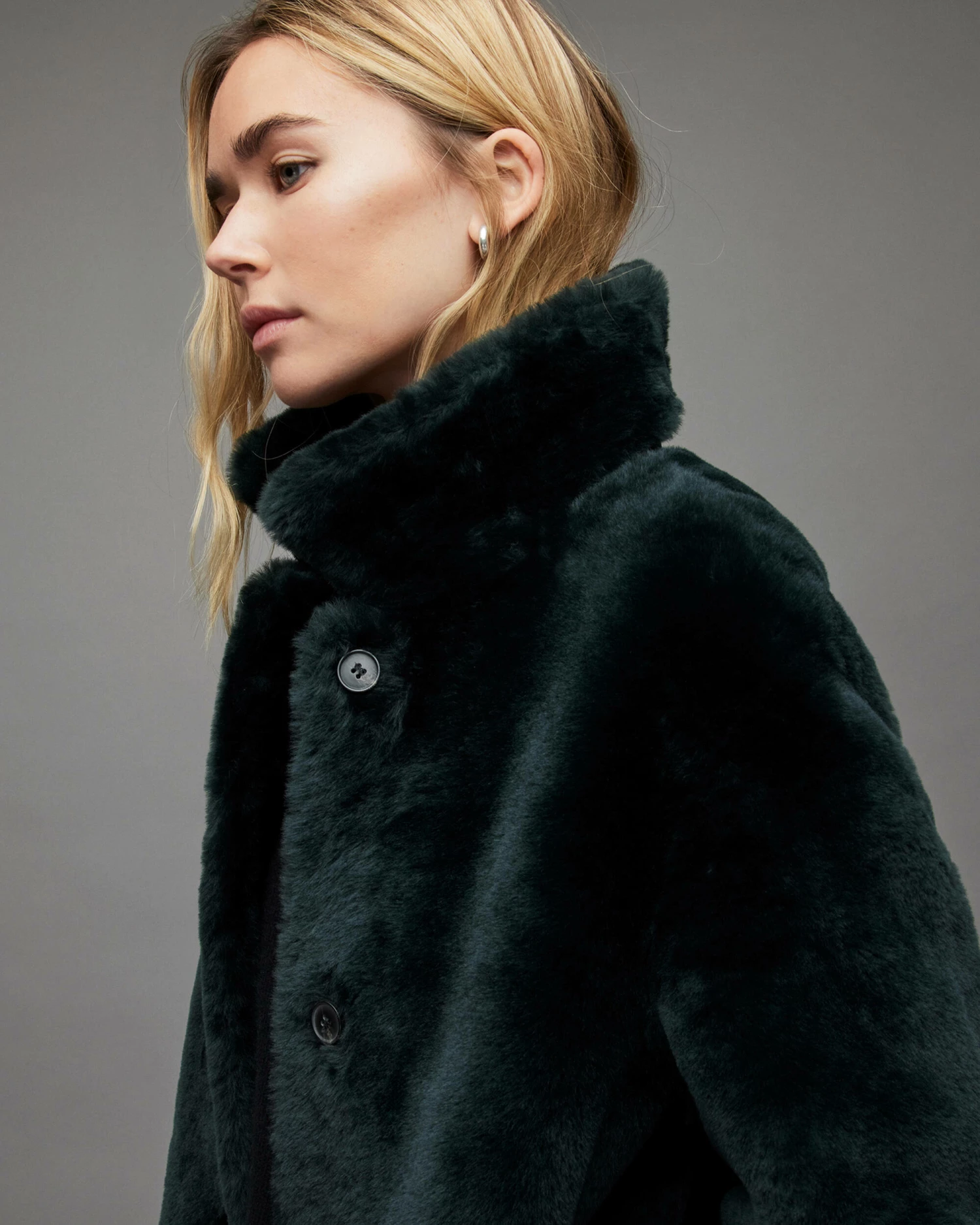 Best Sale π Serra Reversible Shearling Jacket Forest Green β 2 Best Sale π Serra Reversible Shearling Jacket Forest Green β - Image 2