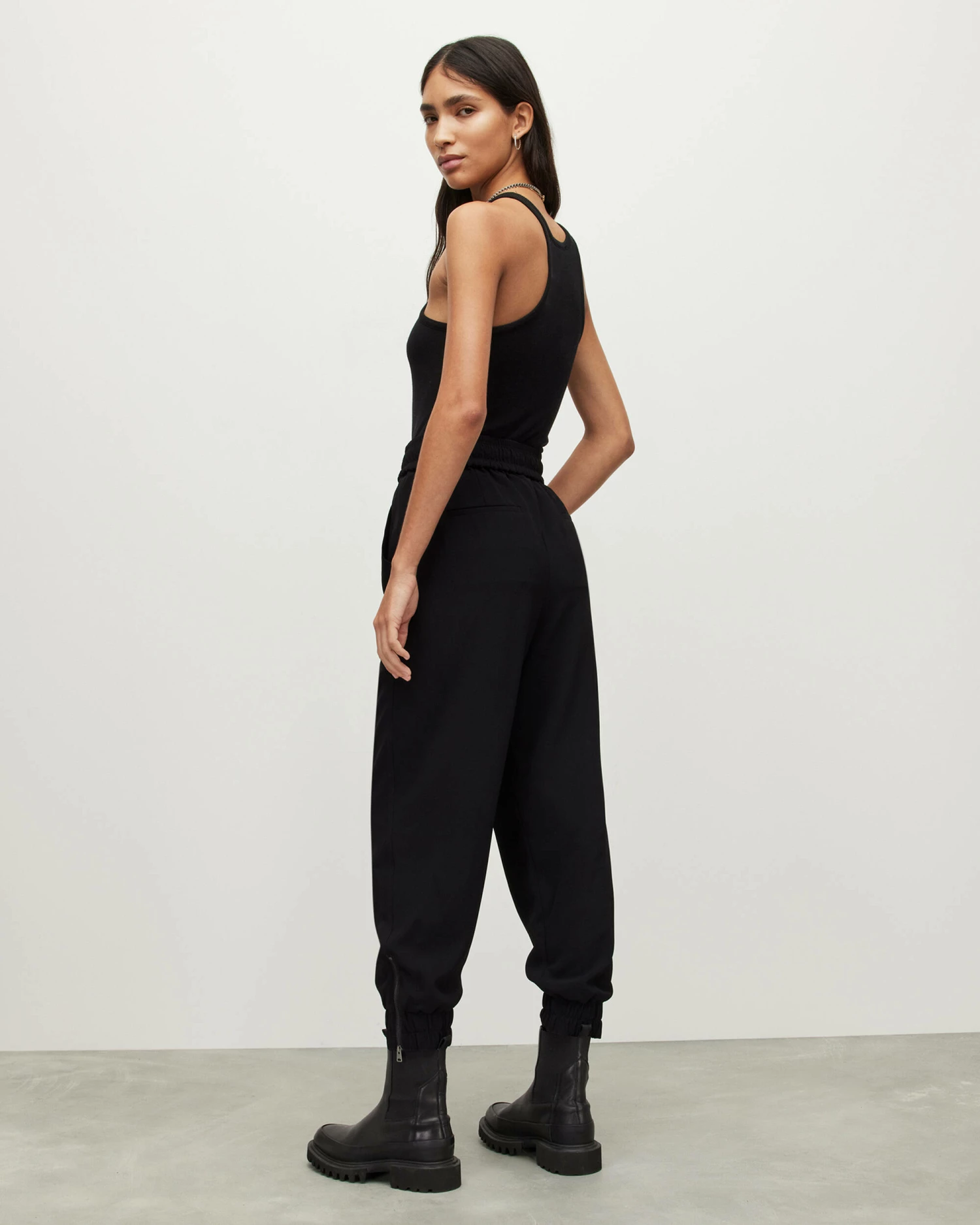 Coupon 🥰 Auden Mid-Rise Cuffed Trousers Black 🔥 6 Coupon 🥰 Auden Mid-Rise Cuffed Trousers Black 🔥 - Image 6