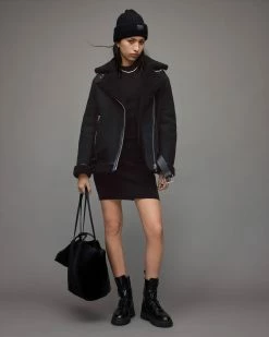 Best reviews of 🛒 Rei Shearling Biker Jacket Black/Black 🔥 -Cheap Women's Dresses Store WL253T 827 5