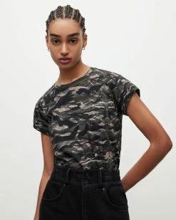 Deals 🧨 Oniyuri Anna T-Shirt Khaki Green 😉