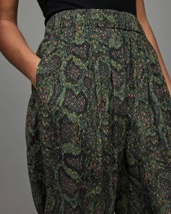 Flash Sale 👏 Lila Tamora Tapered Trousers Khaki Green 🎁 -Cheap Women's Dresses Store WP008X 3836 5