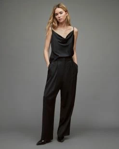 Best reviews of ❤️ Norah High-Rise Relaxed Trousers Black 🔔