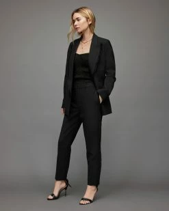 Flash Sale 🎁 Maxine Mid-Rise Trousers Black 🌟