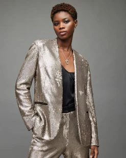 Deals 😉 Leigh Sequin Blazer Silver 😍