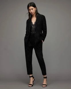 Cheapest 🛒 Laila Leo Blazer Black 🤩 -Cheap Women's Dresses Store WT051X 5 4