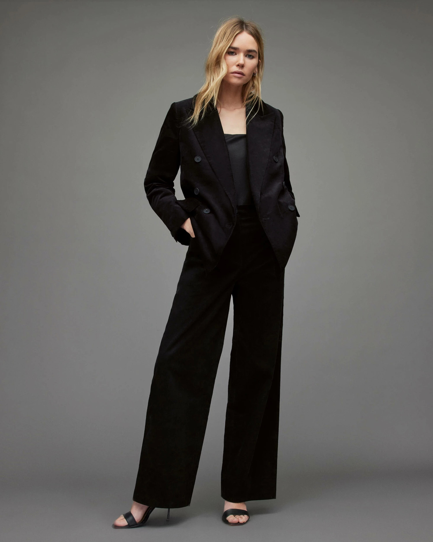 Budget π Adlai Corduroy Relaxed Blazer Black β 3 Budget π Adlai Corduroy Relaxed Blazer Black β - Image 3