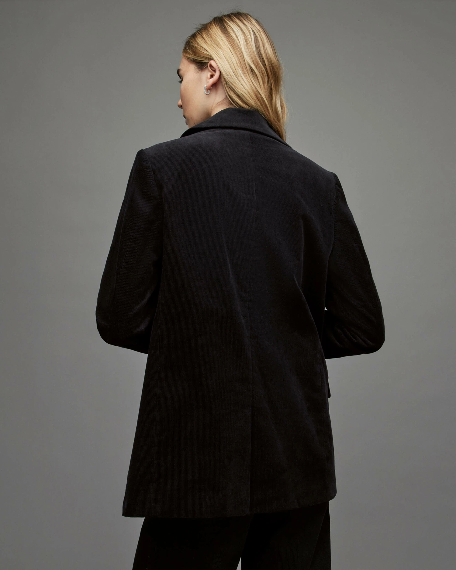 Budget π Adlai Corduroy Relaxed Blazer Black β 6 Budget π Adlai Corduroy Relaxed Blazer Black β - Image 6