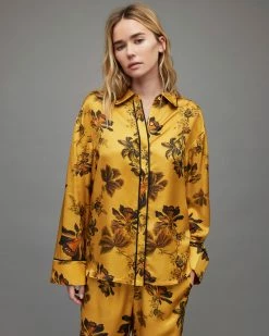 Best Sale β Sofi Lilly Silk Blend Pyjama π Shirt Gold π 10 Best Sale β Sofi Lilly Silk Blend Pyjama π Shirt Gold π -Cheap Women's Dresses Store WX031X 79 5